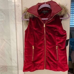 Andrew Marc New York Velvet Vest NWT